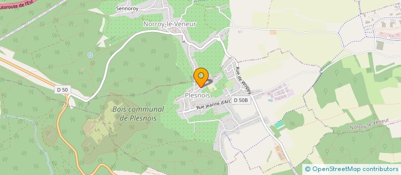 localisation de l'entreprise AGV470  PLESNOIS