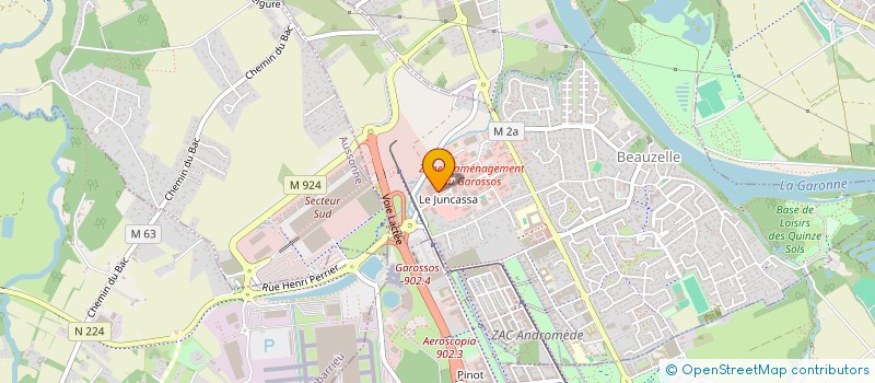 localisation de l'entreprise AGVAPE  BEAUZELLE