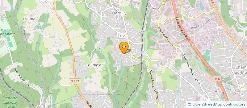 localisation de l'entreprise AGVAS  DARDILLY