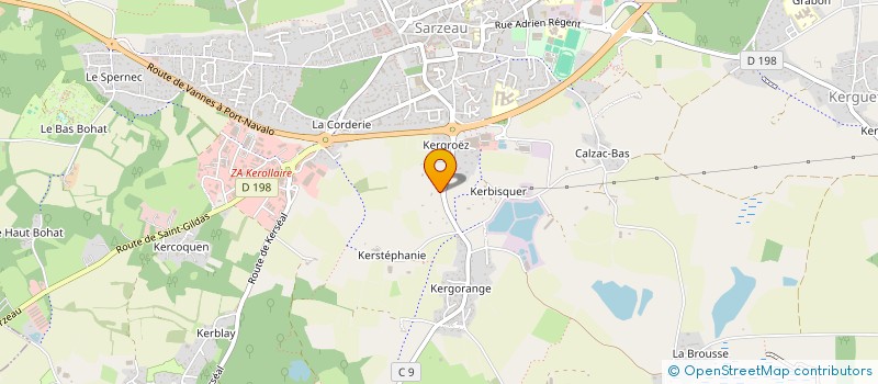 localisation de l'entreprise AGVH  SARZEAU