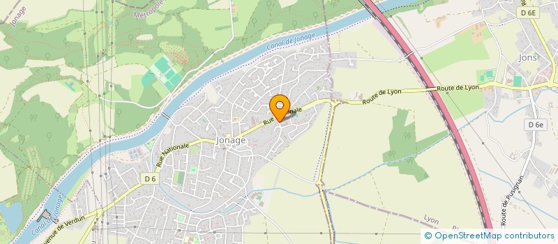 localisation de l'entreprise AGVIA  JONAGE