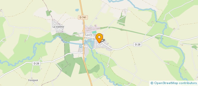 localisation de l'entreprise AGW CLAIN DE LA VIENNE  SAINT-MARTIN-L'ARS