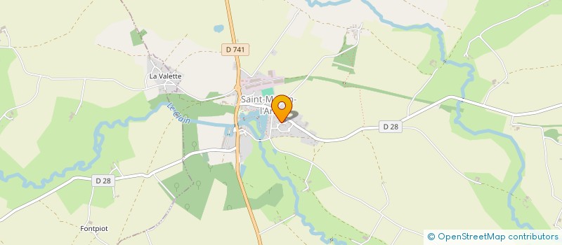 localisation de l'entreprise AGW HOLDING  SAINT-MARTIN-L'ARS