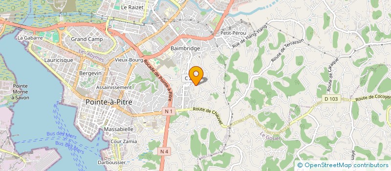 localisation de l'entreprise AGWAPONIE à LES ABYMES