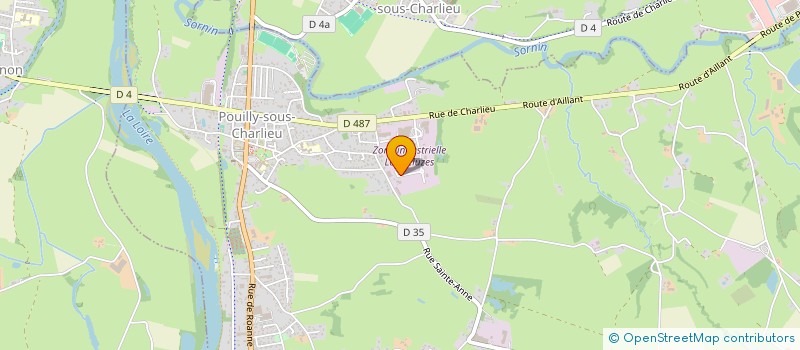 localisation de l'entreprise AGWORKS  POUILLY-SOUS-CHARLIEU