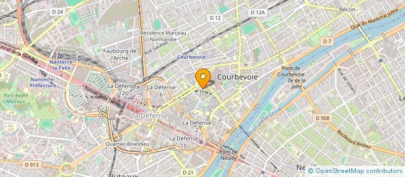 localisation de l'entreprise AGXY à COURBEVOIE