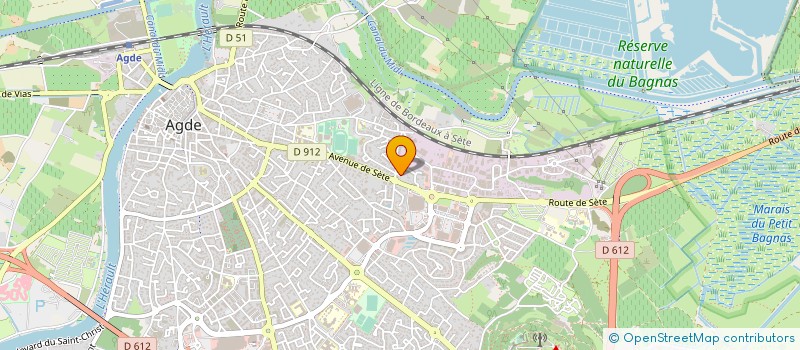 localisation de l'entreprise AGY  AGDE