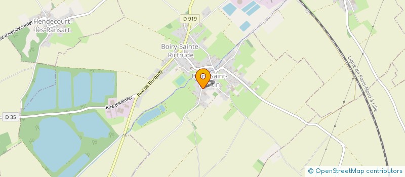 localisation de l'entreprise AGYL  BOIRY-SAINTE-RICTRUDE