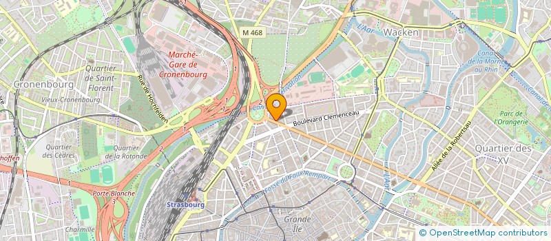 localisation de l'entreprise AGYL POLES DE COMPETENCES à STRASBOURG