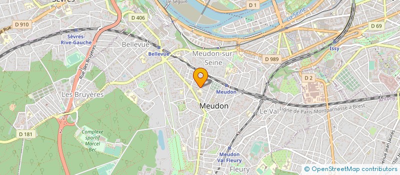 localisation de l'entreprise AGYLOS à MEUDON