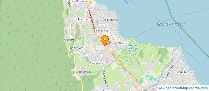 localisation de l'entreprise AGYLS à SEVRIER