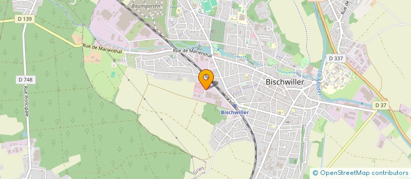 localisation de l'entreprise AGYPROENSEIGNES  BISCHWILLER