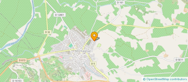 localisation de l'entreprise AGYX  MONTAGNAC