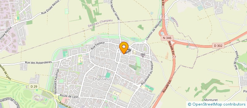 localisation de l'entreprise AGZ CONSEIL  CHASSIEU