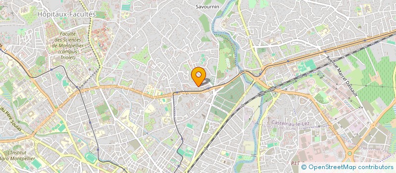 localisation de l'entreprise AGZ INVEST à MONTPELLIER