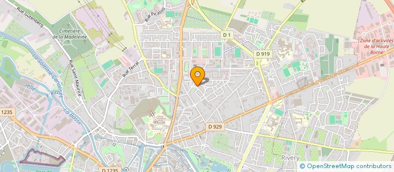 localisation de l'entreprise AH  AMIENS