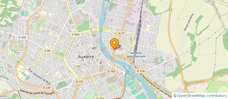 localisation de l'entreprise AH ACTIV'TRANSPORT à AUXERRE