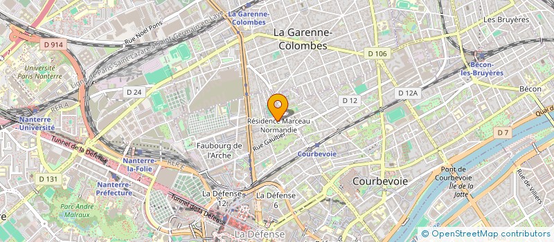 localisation de l'entreprise AH.ALACH  COURBEVOIE