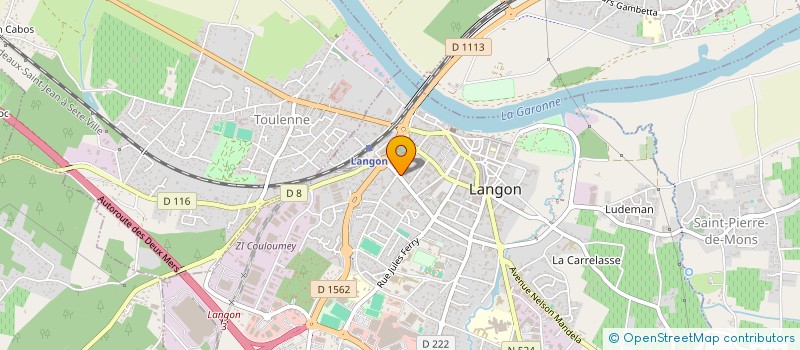 localisation de l'entreprise AH AUDITION  LANGON