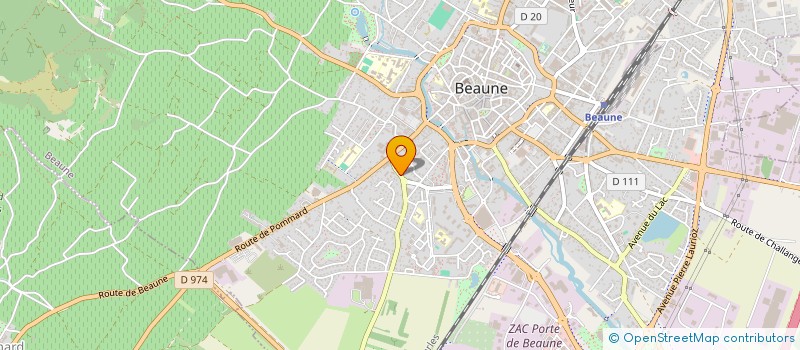 localisation de l'entreprise AH AUTO PIECES à BEAUNE