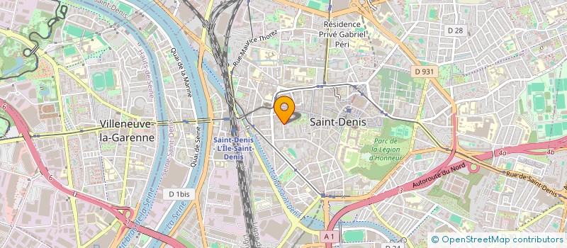 localisation de l'entreprise AH BAT  NANTERRE