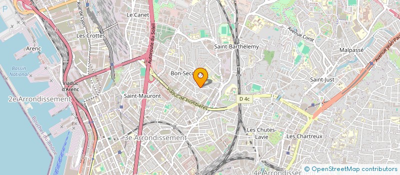 localisation de l'entreprise AH BATIMENT  MARSEILLE