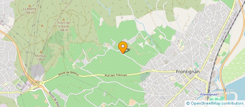 localisation de l'entreprise AH BON ? à FRONTIGNAN