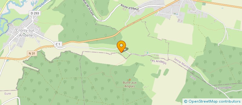 localisation de l'entreprise AH BOUCHERIE CHARCUTERIE TRAITEUR  CROISY-SUR-ANDELLE