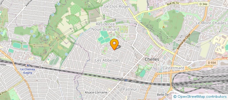 localisation de l'entreprise AH BTP  CHELLES