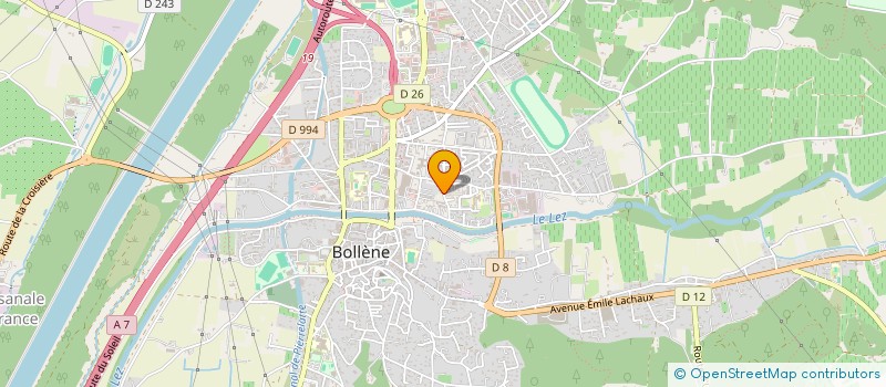 localisation de l'entreprise AH C CLEAN à BOLLENE