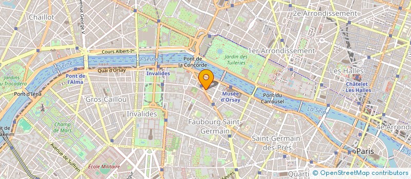 localisation de l'entreprise AH CAPITAL  PARIS