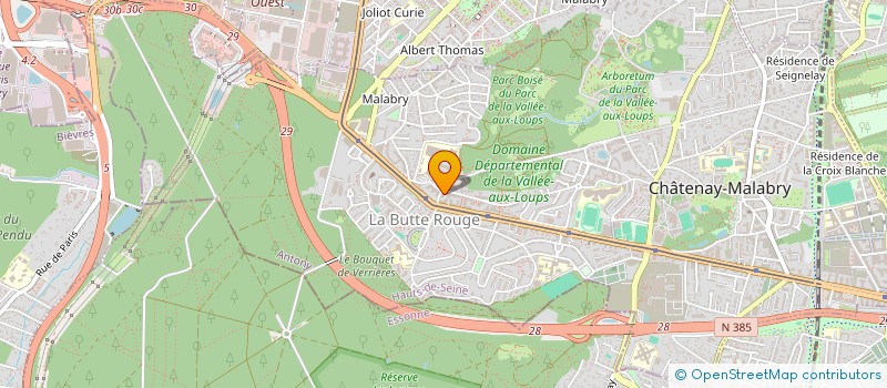 localisation de l'entreprise AH COMPANY  CHATENAY-MALABRY