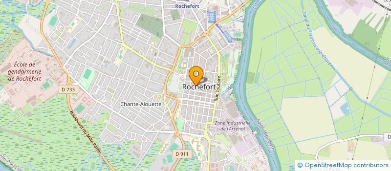 localisation de l'entreprise AH CONSEILS à ROCHEFORT