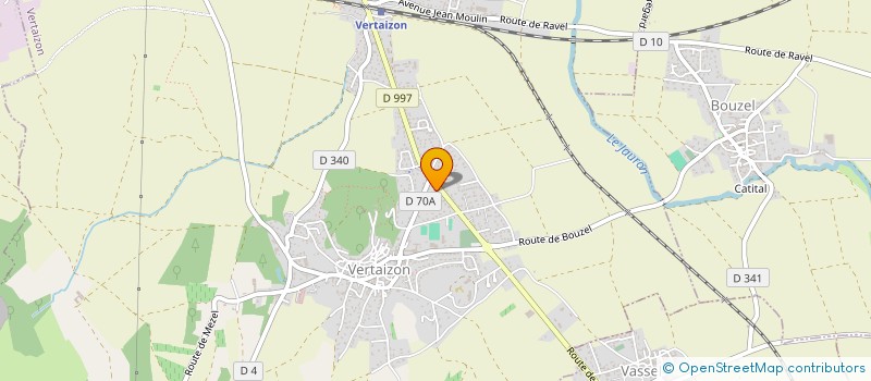 localisation de l'entreprise AH CONSEILS  VERTAIZON