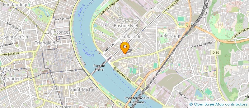 localisation de l'entreprise AH CONSTRUCTION  BORDEAUX