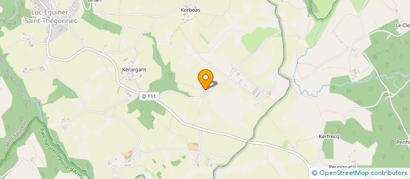 localisation de l'entreprise AH CONSULT  SAINT-THEGONNEC LOC-EGUINER