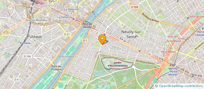 localisation de l'entreprise AH CONSULTANT à NEUILLY-SUR-SEINE