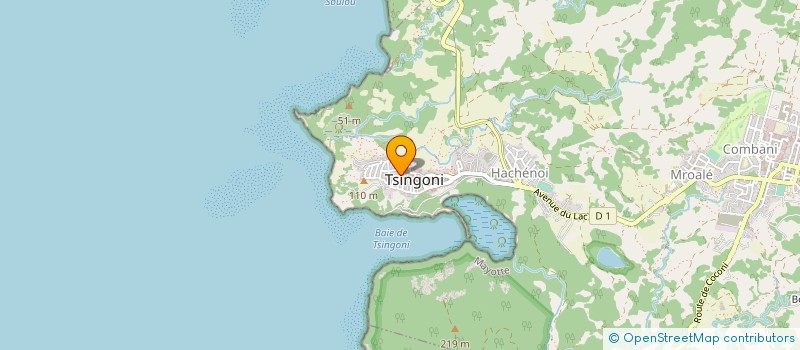 localisation de l'entreprise AH CONSULTING à TSINGONI