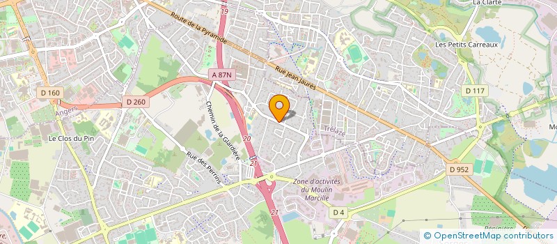 localisation de l'entreprise AH COURTAGE  LES PONTS-DE-CE