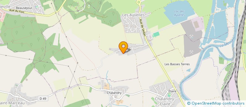 localisation de l'entreprise AH COUVERTURE ZINGUERIE  LES AYVELLES