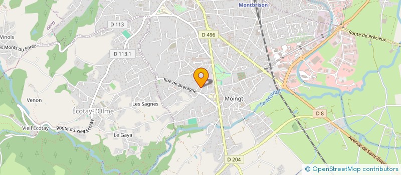 localisation de l'entreprise AH DIAGNOSTICS IMMOBILIERS  MONTBRISON