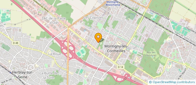 localisation de l'entreprise AH DOCTEUR PICAUD à MONTIGNY-LES-CORMEILLES