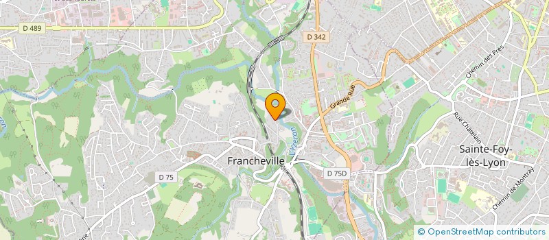 localisation de l'entreprise AH ELEC + à FRANCHEVILLE