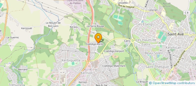 localisation de l'entreprise AH - ELEC  SAINT-AVE