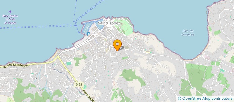 localisation de l'entreprise AH HOLDING  SAINT-TROPEZ