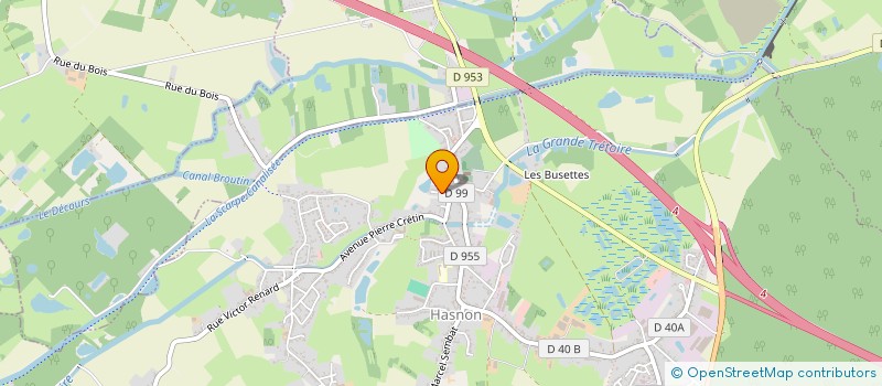 localisation de l'entreprise AH IMMOBILIER  HASNON