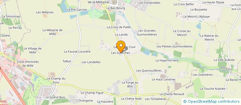 localisation de l'entreprise AH INVEST  MELESSE