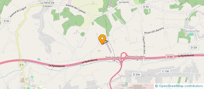 localisation de l'entreprise AH INVEST  SAINT-GAUDENS