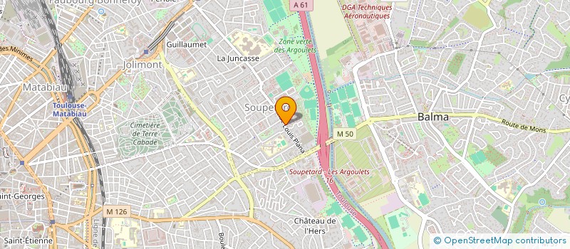 localisation de l'entreprise AH INVEST  TOULOUSE