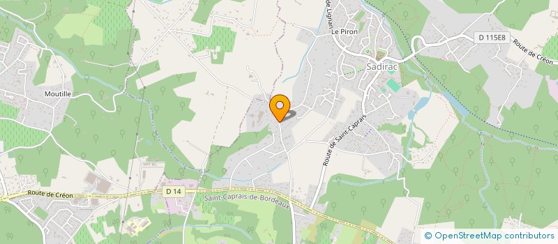 localisation de l'entreprise AH INVEST PRO  SADIRAC